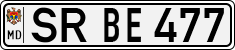 License plate of Moldova, Cars (1992)