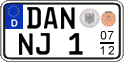 German license plate, Seasonal plates