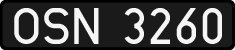 License plates of Poland, 1976 year system