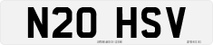 License plate of the United Kingdom, 1983 year system