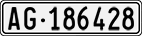 License plate of Switzerland, Cars