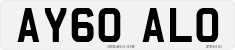 License plate of the United Kingdom, 2001 year system