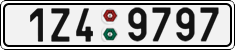 License plate of the Czech Republic, Cars (2001)