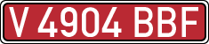 License plates of Spain, Specialty plates