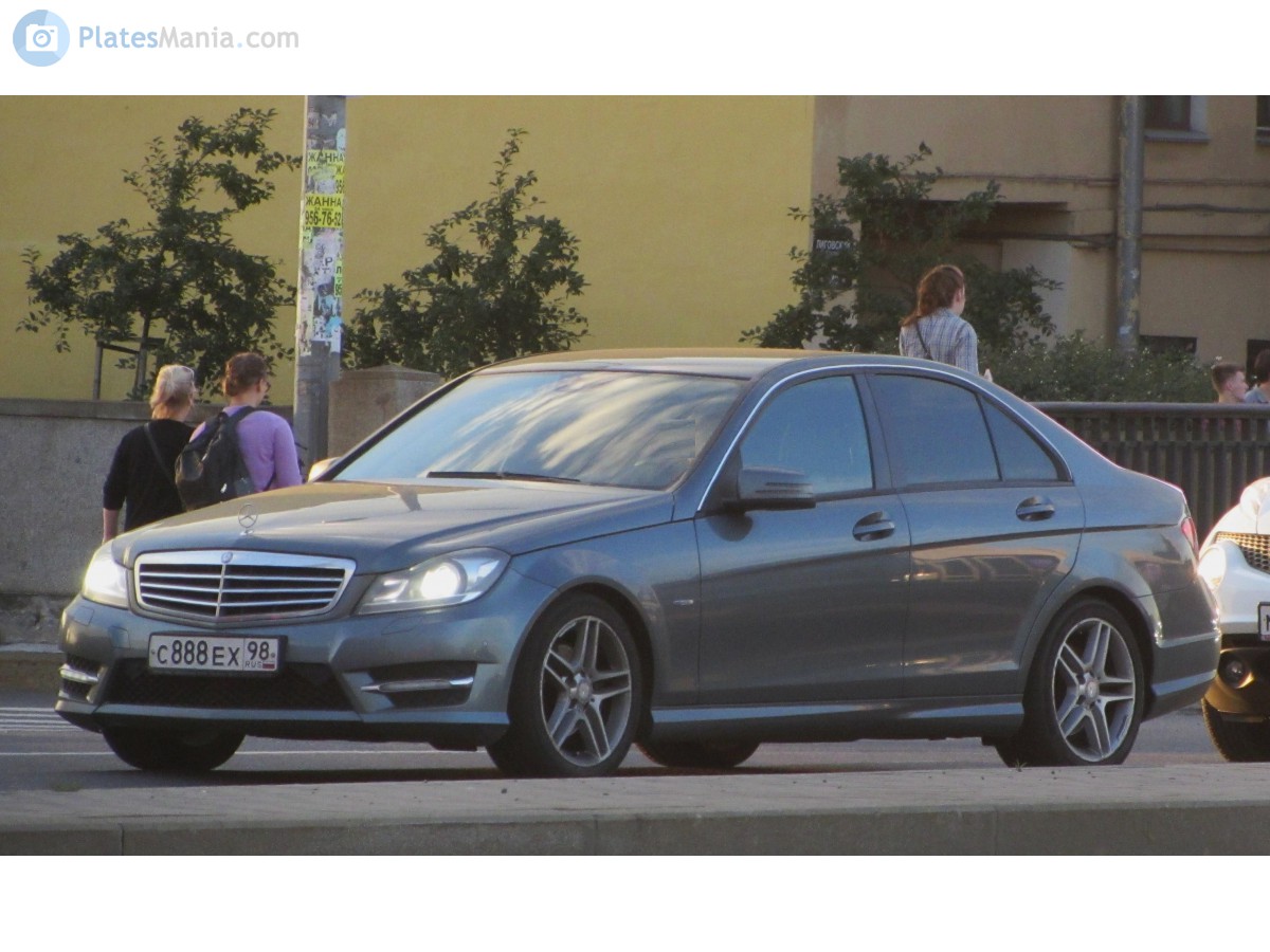 с 888 ех 98, Mercedes-Benz C-Klasse 3rd gen Sedan (W204), 2007–2015