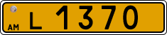 License plate of Armenia, Taxi