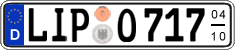 German license plate, Seasonal plates