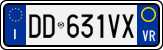 License plate of Italy, Cars (1994 year series)