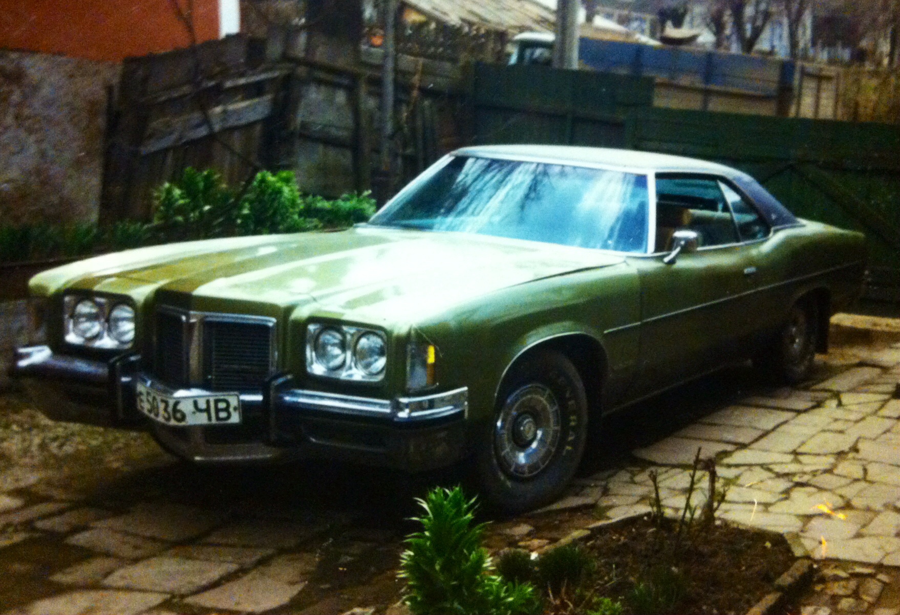 е 5036 ЧВ, Pontiac Grand Ville 1st gen 1972 2-door Hardtop (P47; B-body), 1st facelift, 1971–1972