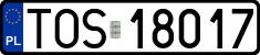 License plates of Poland, Regular car plates