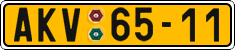 License plate of the Czech Republic, Commercial vehicles (1960)