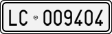 License plate of Italy, Cars (1927 year series)