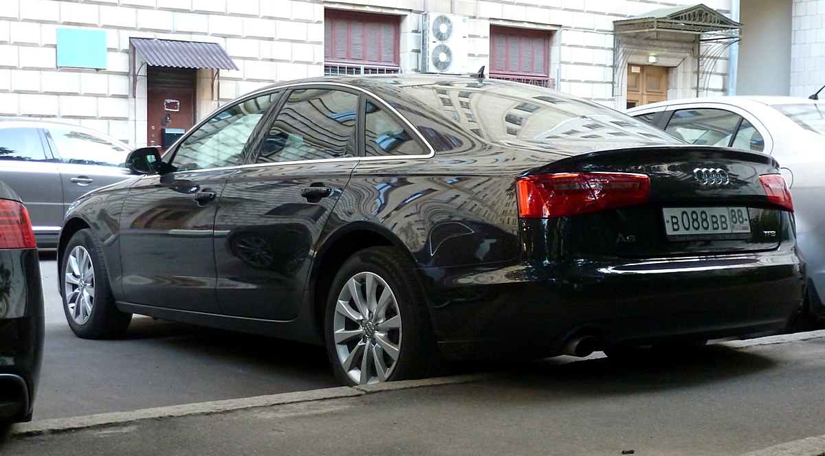 в 088 вв 88, Audi A6 4th gen Sedan (C7/4G2/4GC), 2011–2018