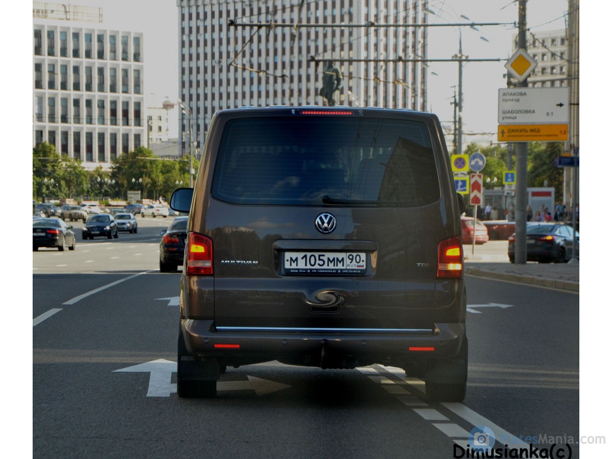 м 105 мм 90, Volkswagen Multivan T5 (7H/7E), facelift, 2009–2015