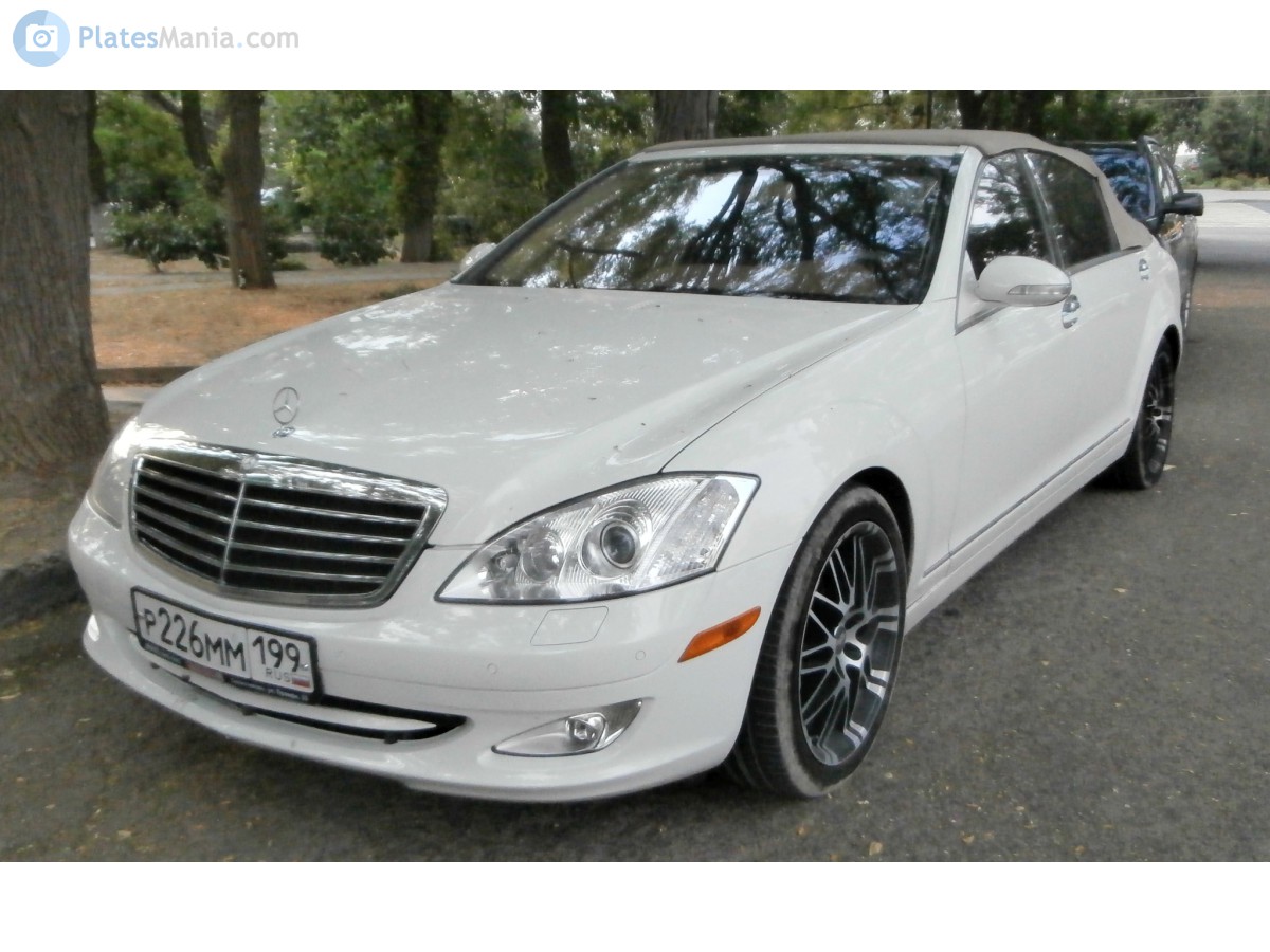 р 226 мм 199, Mercedes-Benz S-Klasse 7th gen (W221/V221), 2005–2013