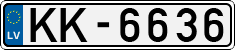 License plate of Latvia, Regular car plates