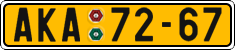 License plate of the Czech Republic, Commercial vehicles (1960)