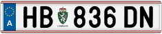 License plate of Austria, Regular plates
