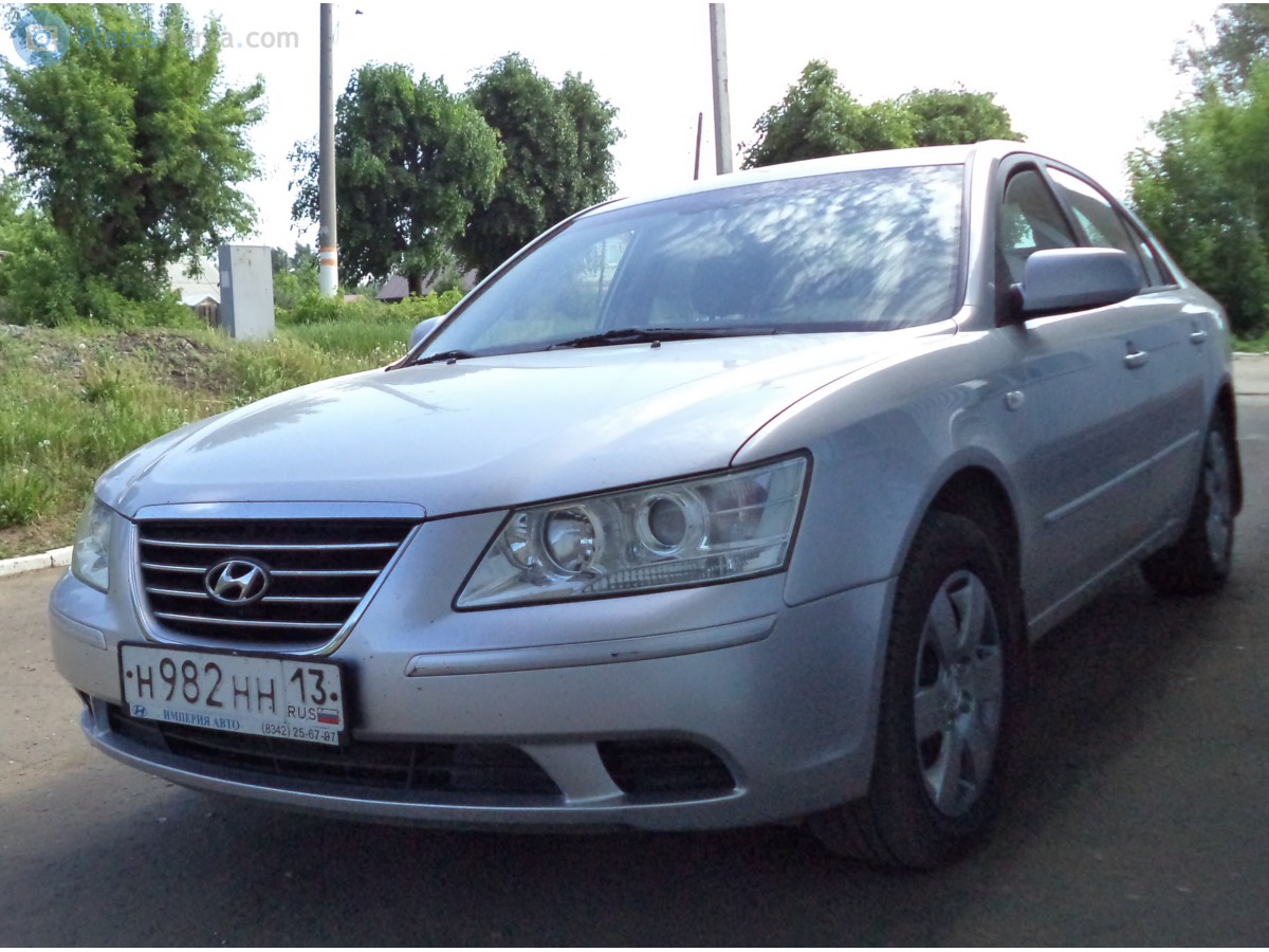 н 982 нн 13, Hyundai NF 1st gen (NF Sonata; RU-market), facelift, 2008–2010