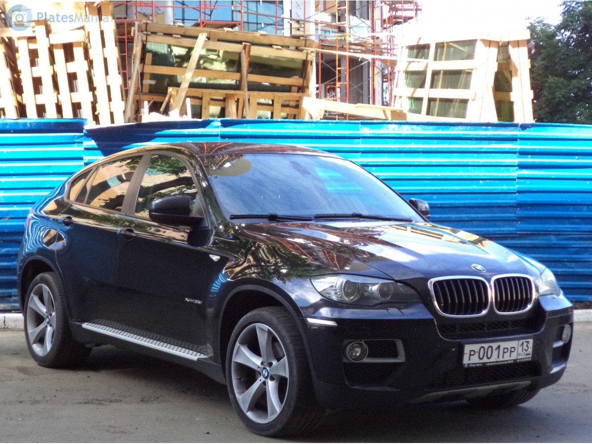 р 001 рр 13, BMW X6 1st gen (E71), 2008–2014