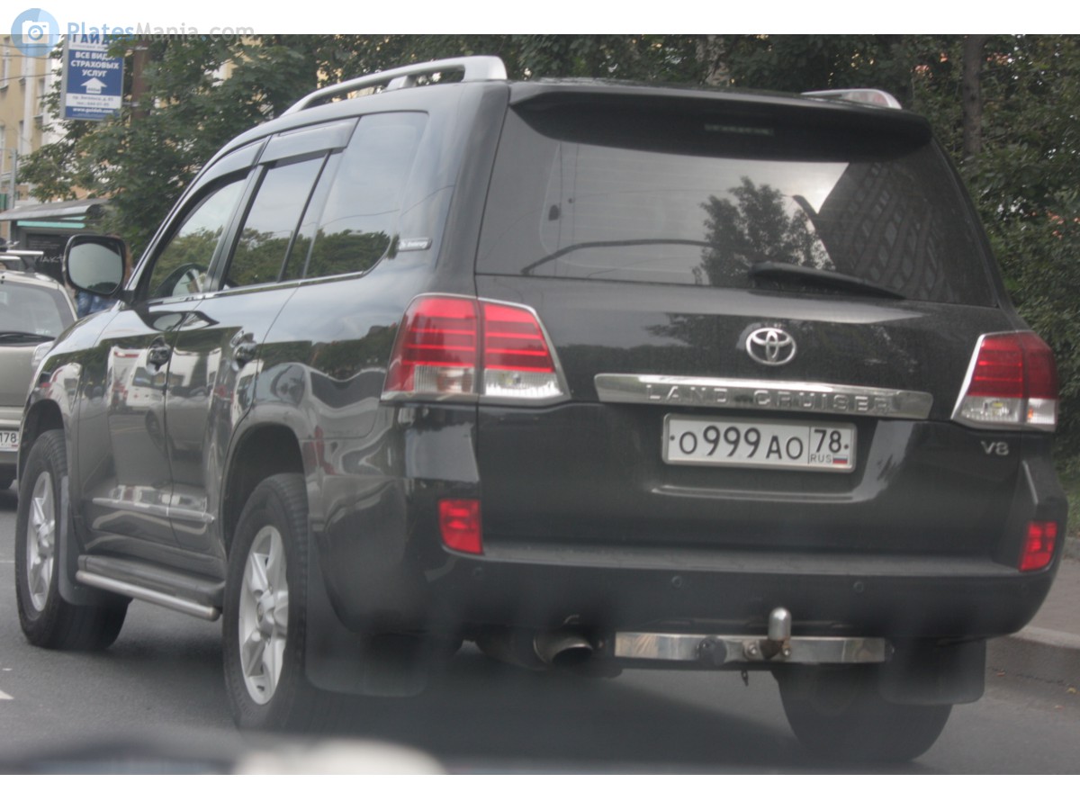 о 999 ао 78, Toyota Land Cruiser 