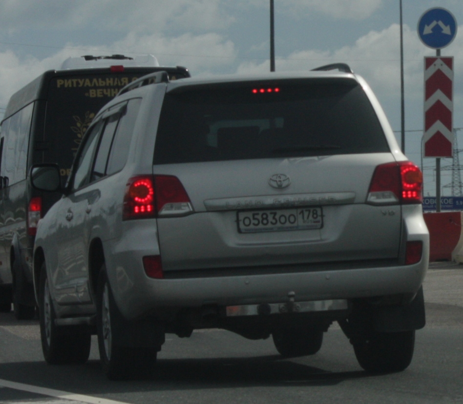 о 583 оо 178, Toyota Land Cruiser 