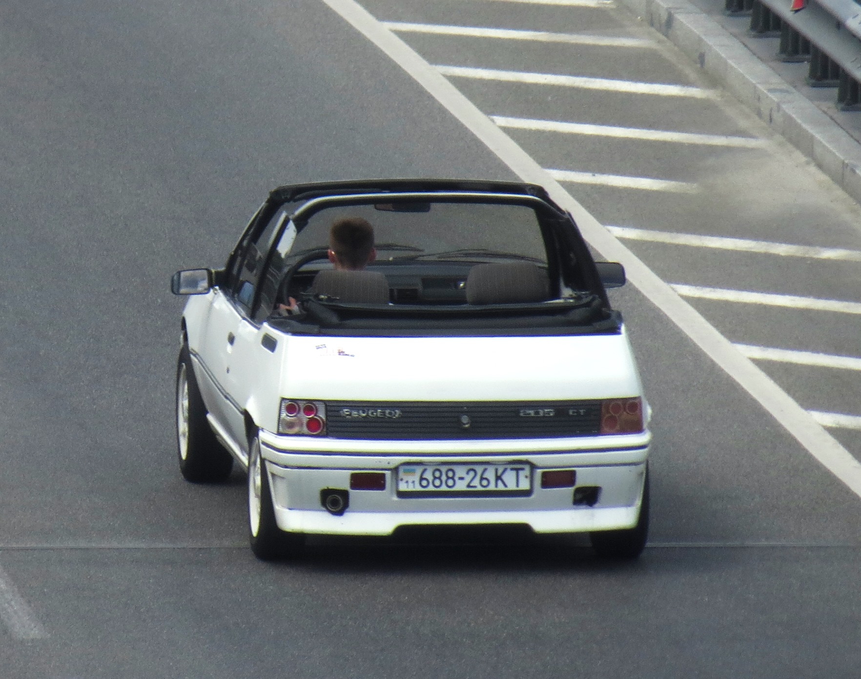 11 688-26 KT, Peugeot 205 1st gen Cabriolet (20D), 1986–1994