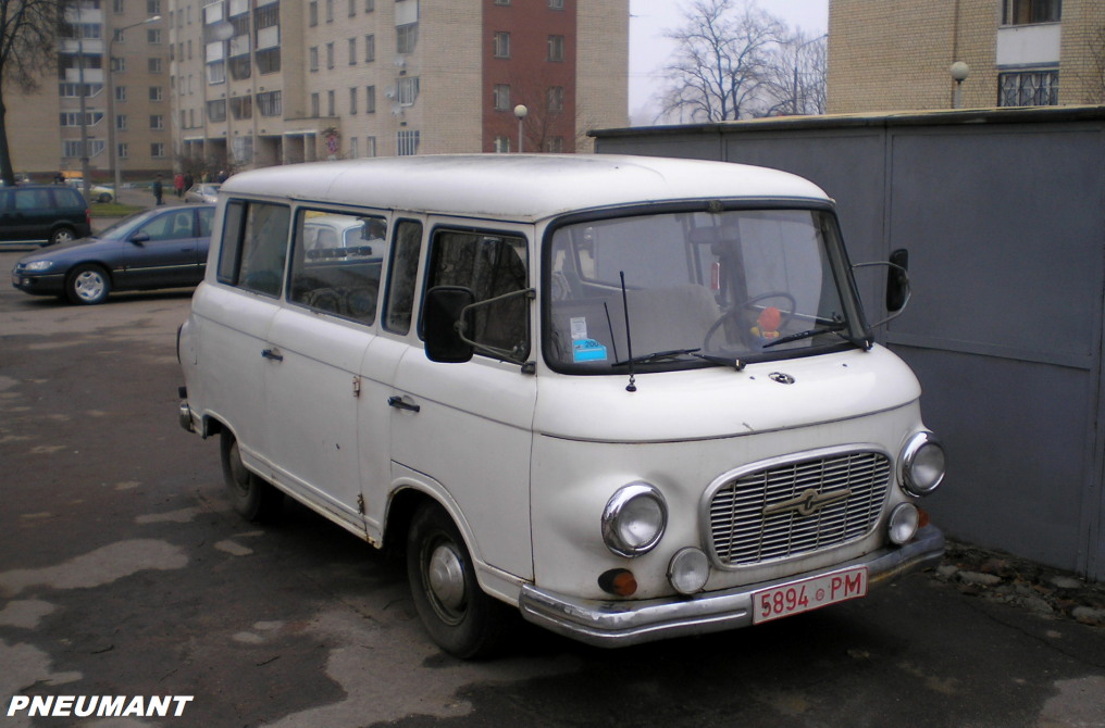 5894 PM, Barkas B1000 Van, 1961–1990