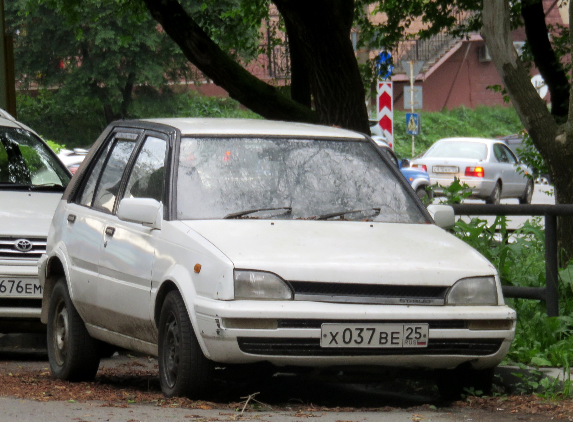 х 037 ве 25, Toyota Starlet 3rd gen 5-door Hatch (P70), 1984–1989