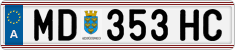 License plate of Austria, Regular plates