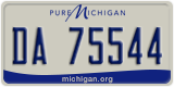 Michigan, Commercial vehicles (AB 12345)