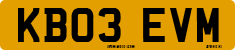 License plate of the United Kingdom, 2001 year system