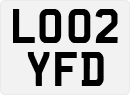 License plate of the United Kingdom, 2001 year system