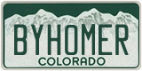 Colorado, Vanity Plates
