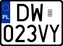 License plates of Poland, Regular car plates