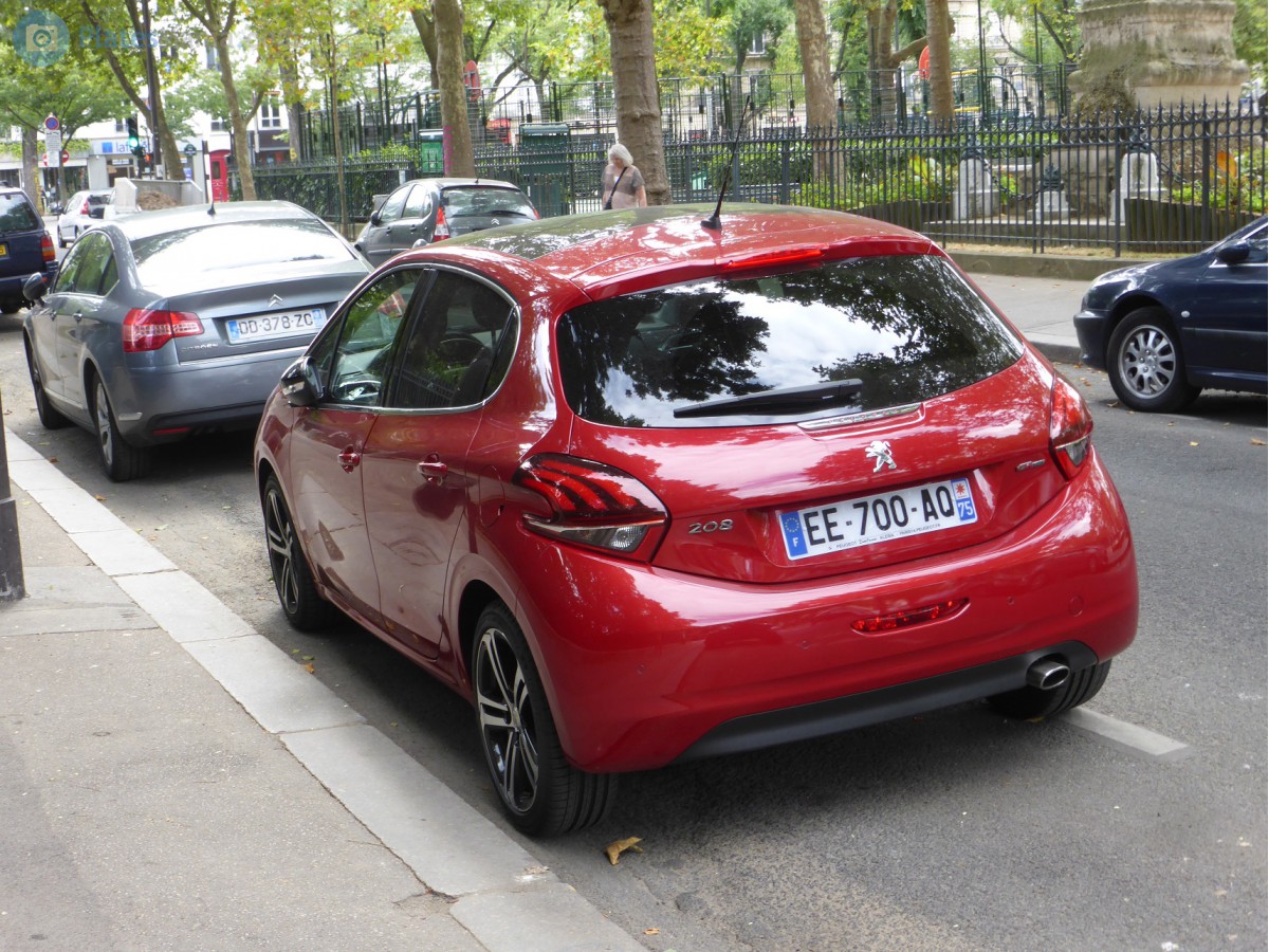 EE-700-AQ, Peugeot 208 1st gen 5-door Hatch (A9), 2012–2015