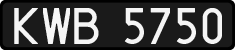 License plates of Poland, 1976 year system