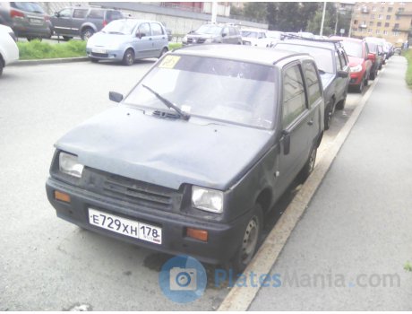 е729хн178, Lada (VAZ) 1111 Ока