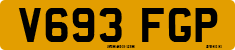License plate of the United Kingdom, 1983 year system