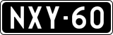 License plate of Finland, Oldtimers