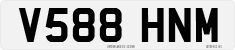 License plate of the United Kingdom, 1983 year system