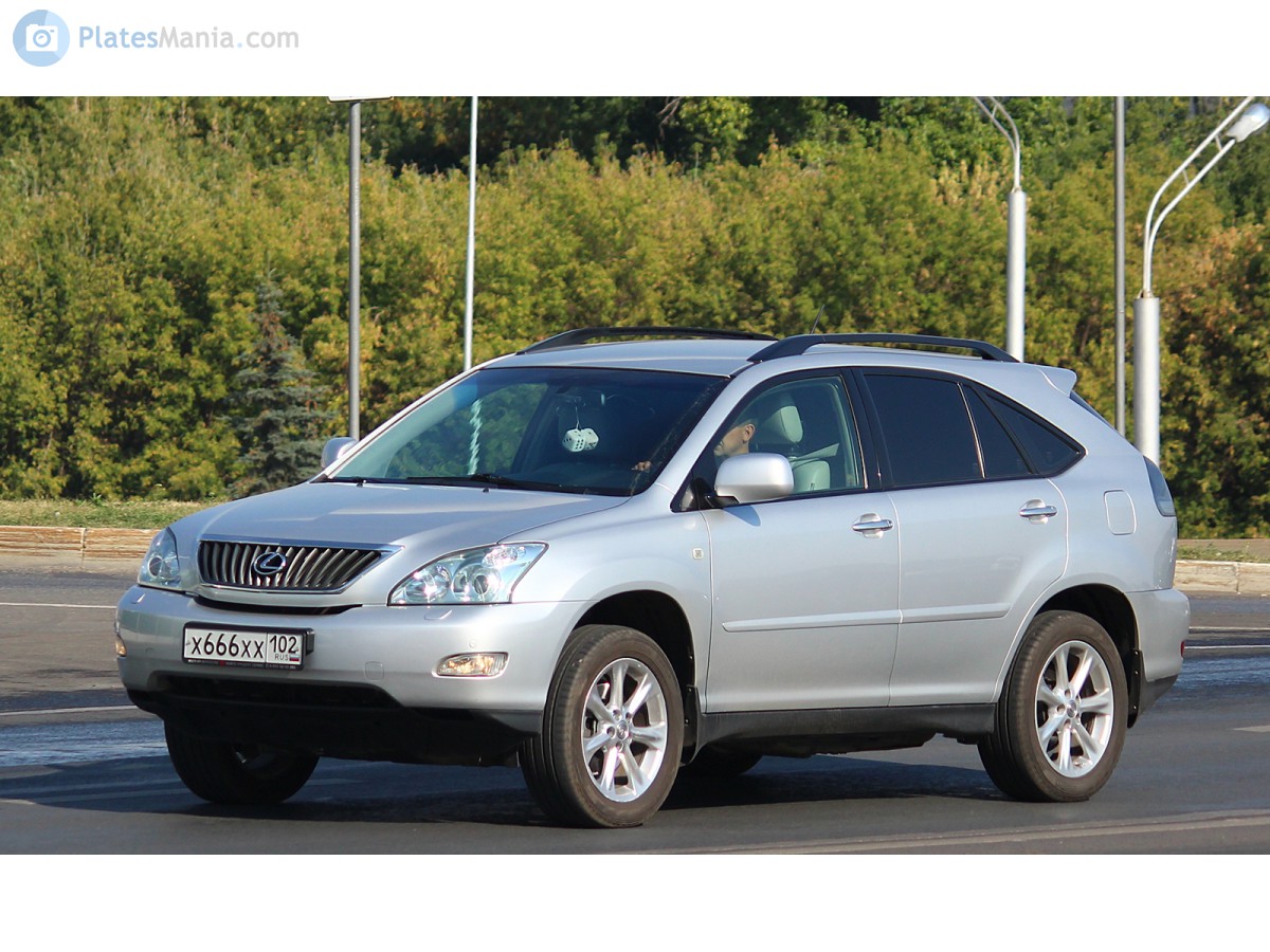 х 666 хх 102, Lexus RX 2nd gen (XU30), 2003–2008