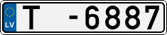 License plate of Latvia, Trailers