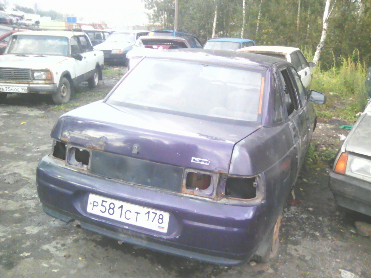 р 581 ст 178, Lada (VAZ) 2110 2110 Sedan, 1995–2007 (–2014 for others)