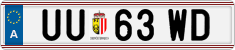 License plate of Austria, Regular plates