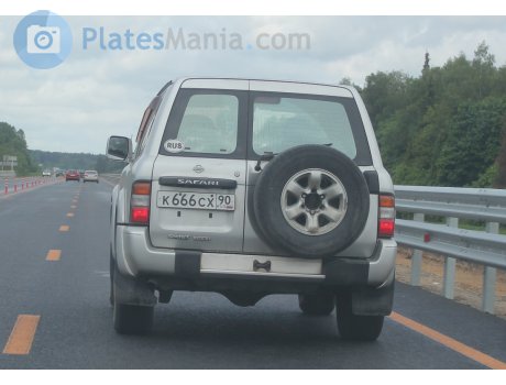 к666сх90, Nissan Safari