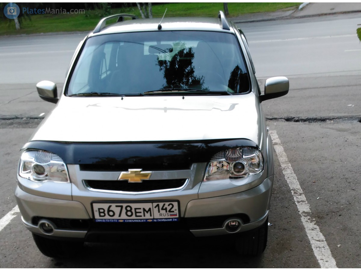 в 678 ем 142, Chevrolet 2123 Niva 