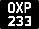 License plate of the United Kingdom, 1932 year system