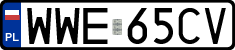 License plates of Poland, Regular car plates