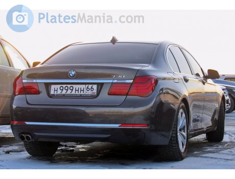 н999нн66, BMW 7 Series